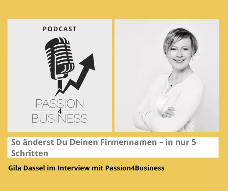 Podcast Passion4Businnes Gila Dassel