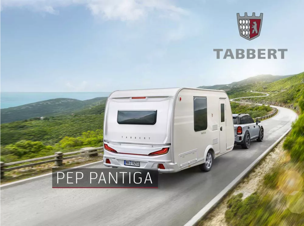 Abenteuer und Freiheit mit Pantiga Ein Pantiga Caravan auf dem Weg in den Urlaub.