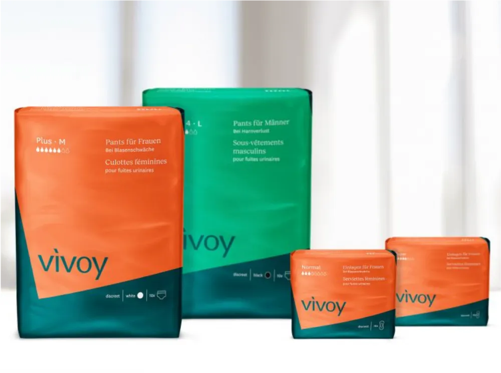 Produktauswahl Verschiedene Produkte von vivoy.