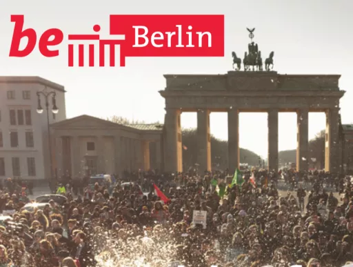 be berlin Logo mit Bild